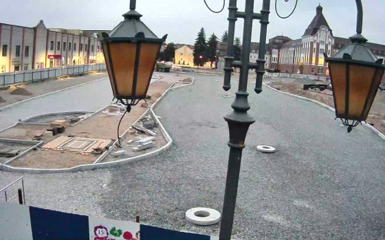 За реконструкцией центра города можно наблюдать онлайн