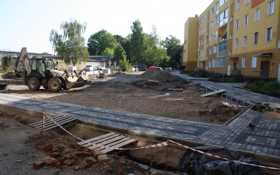 В Гусевском округе продолжается реализация программы по формированию городской среды