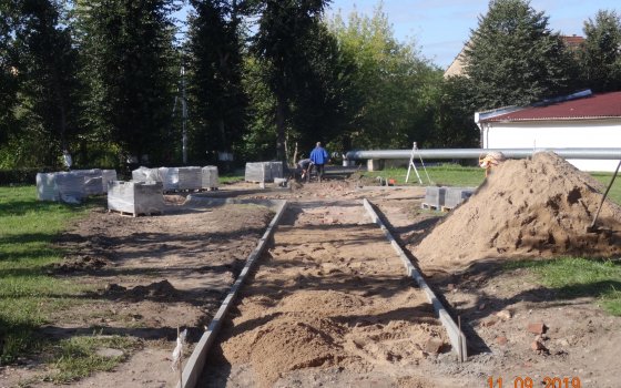 В Гусеве начаты работы по обустройству «Аллеи Профтеха»