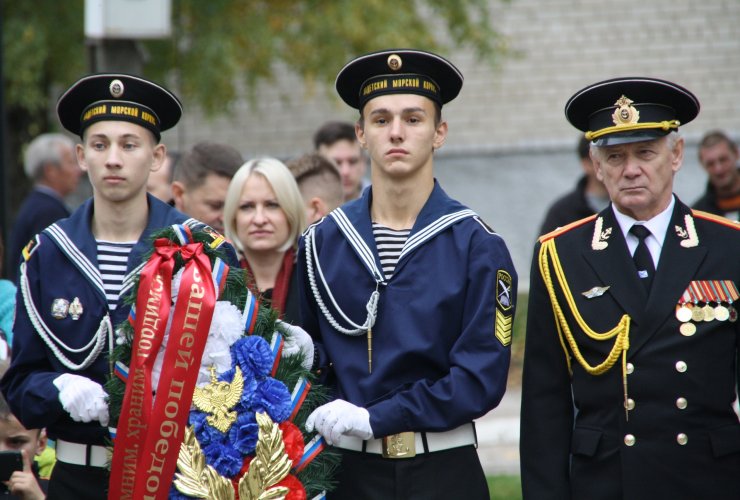 Сегодня состоялось торжественное посвящение в кадеты воспитанников гусевского кадетского корпуса