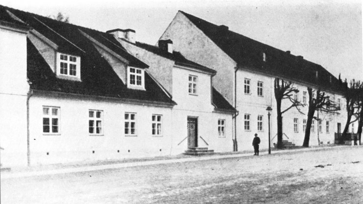 Здание первого городского госпиталя на Зальцбургерштрассе. Фотография 1930 года