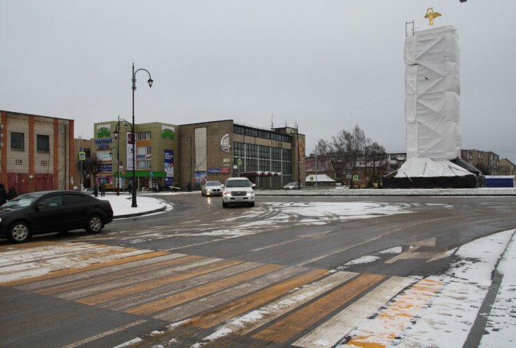 Сегодня в тестовом режиме открыто автомобильное движение через центр города