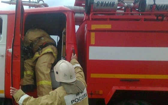 На улице Зои Космодемьянской в кирпичной бане выгорела парилка