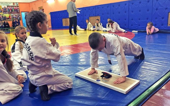 В рамках первенства Спортивной школы Гусева прошли соревнования по тхэквондо