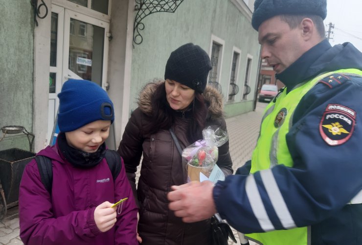 Сотрудники Госавтоинспекции провели профилактическое мероприятие «Пешеход — на переход!»