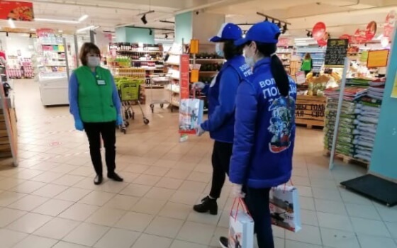 Волонтеры Победы приняли участие во всероссийской акции «Георгиевская ленточка»