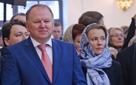 Николай Цуканов пожертвовал гусевскому храму 20 тысяч медицинских масок