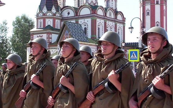 Парад Победы в городе Гусеве