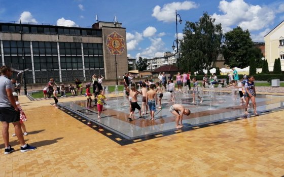 Фонтан на центральной площади будут отключать на ночь