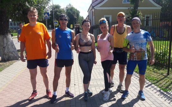 В Гусеве на День физкультурника прошел праздничный забег