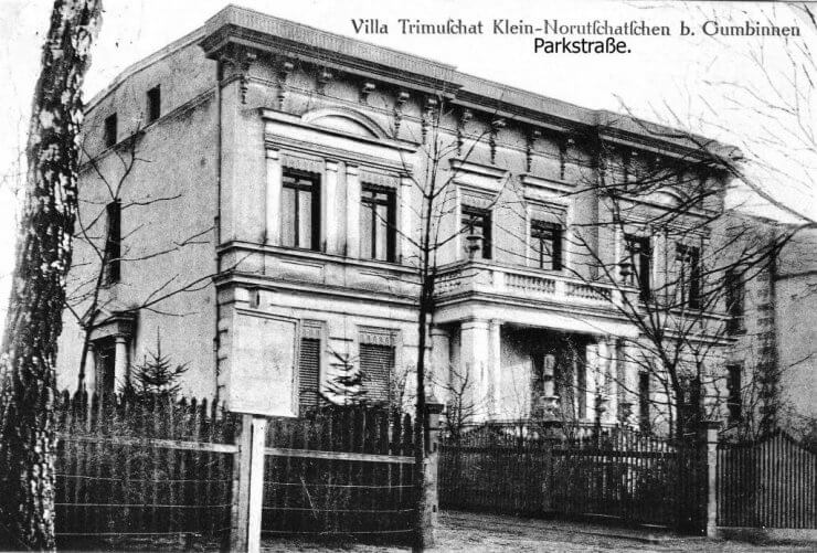 Вилла Тримуфхат. Гумбиннен, довоенное фото