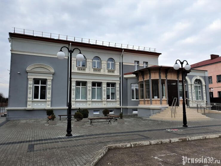 Здание казино. Гусев, ноябрь 2019