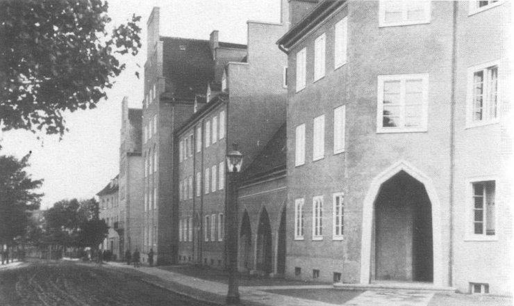 Зодайкерштрассе, вход на стадион. Фотография 1928 года