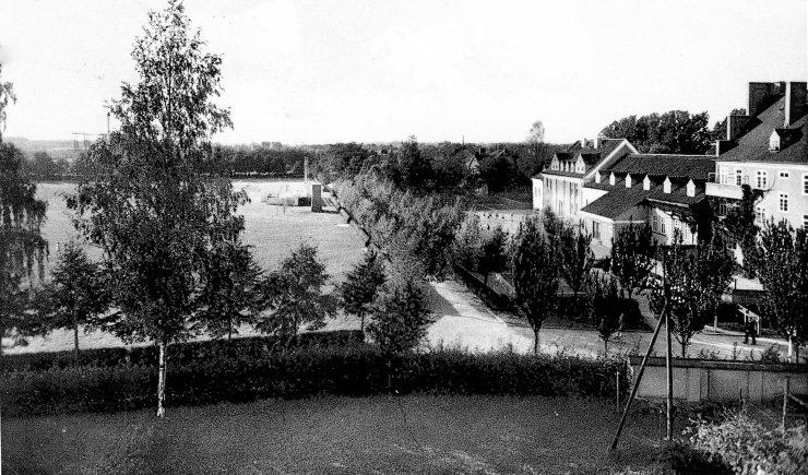 Зодайкерштрассе, стадион, вид сверху. Фотография 1935 года