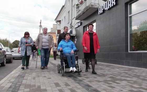 Светлана Нигматуллина оценила уровень доступности городской среды в Гусеве для маломобильных граждан