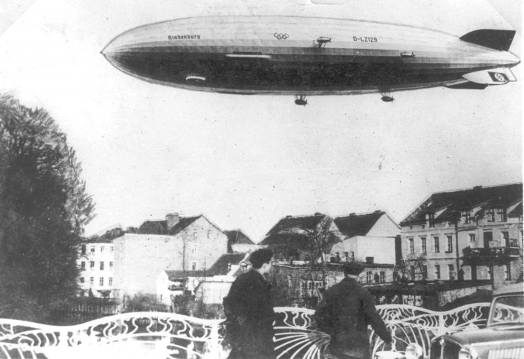 Дирижабль «Гинденбург». 1936 год