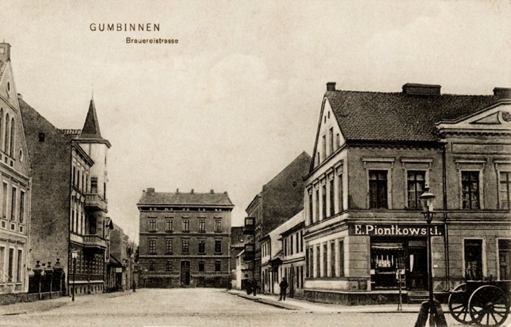 Брауерейнштрассе (поворот в сторону улицы Толстого). 1903–1908 годы