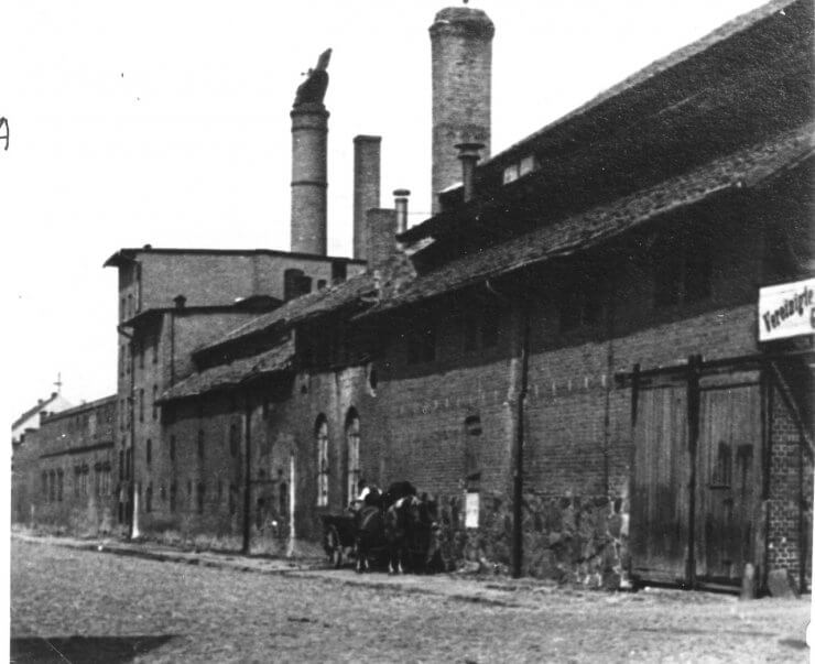Брауерейнштрассе, (пивоварня в районе бывшей фабрики «Чайка»). 1942 год