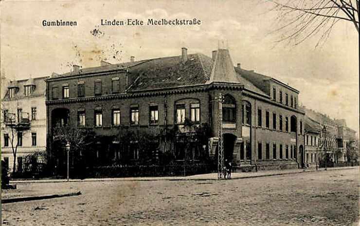 Меельбекштрассе (перекрёсток улиц Зои Космодемьянской и Школьной). 1910–1920 годы