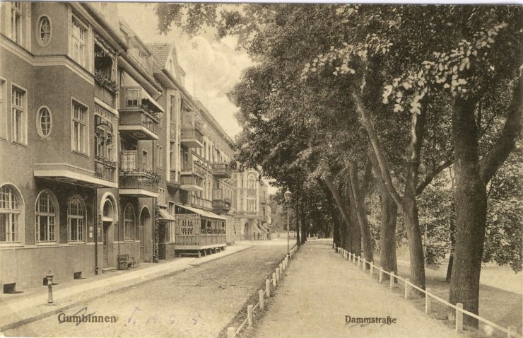 Даммштрассе, 1914 год (в районе бывшего завода «Микродвигатель»)