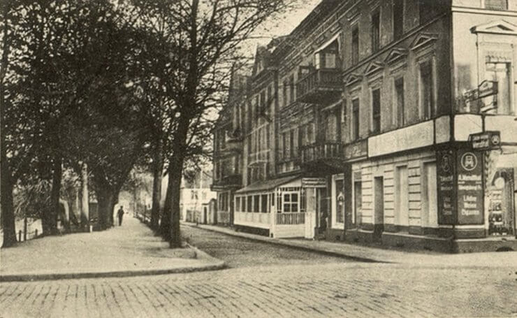 Даммштрассе, 1920–1932 годы (перекрёсток с улицей Победы)