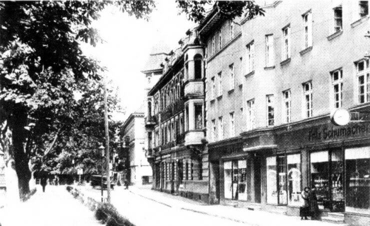 Даммштрассе, 1930 год (в районе пирса)