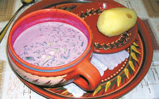 Литовский свекольник на кефире