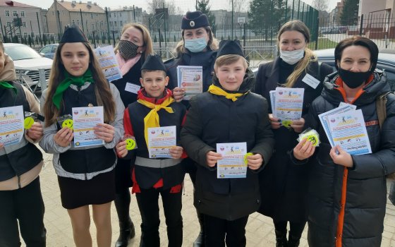 Гусевские автоинспекторы и ЮИДовцы провели акцию «Вместе за безопасные каникулы!»