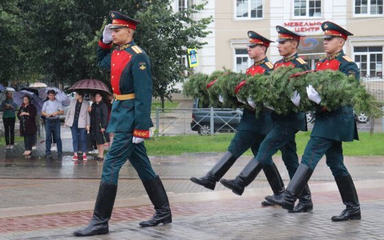 В Гусеве прошло памятное мероприятие, посвященное годовщине Гумбинненского сражения