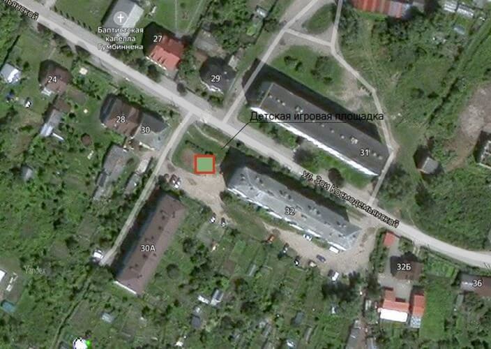 Повторный поиск подрядчика для установки детской площадки на З. Космодемьянской не принёс результата