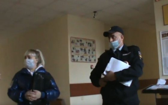 Поход «Народного совета» в администрацию на приём к главе