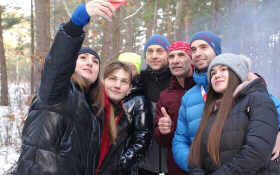 Гусевские спортсмены приняли участие в Рождественском забеге в Светлом