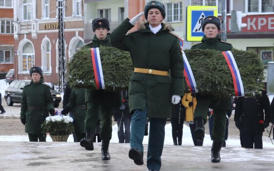 В день взятия  штурмом  города Гумбиннена состоялось торжественное возложение цветов