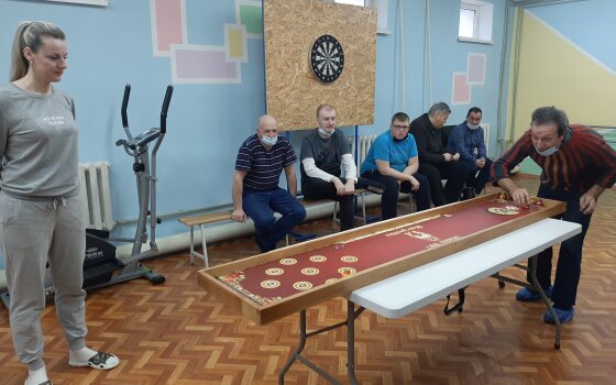 В социально-реабилитационном центре прошли соревнования по адаптивному виду спорта