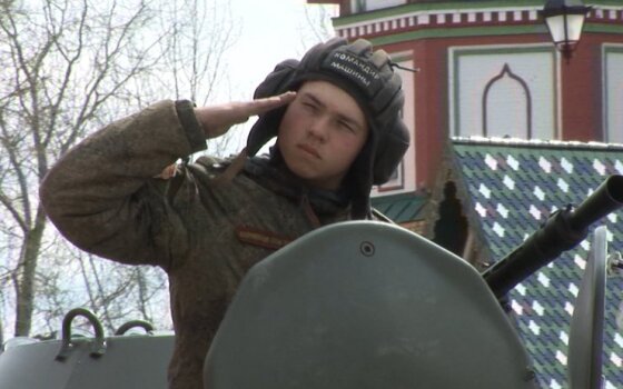 В Гусеве военные начали подготовку к параду Победы