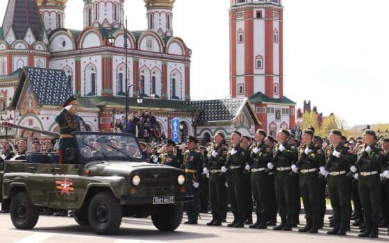 Прямая трансляция парада Победы в Гусеве