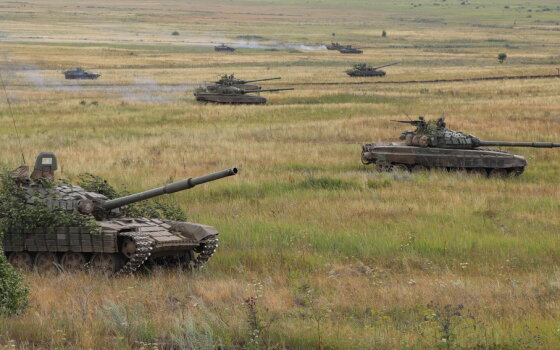 Военные информируют о стрельбах на полигоне
