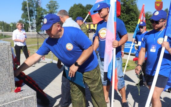 В Гусевском округе проходит патриотическая акция «Агитационно-экологический сплав»