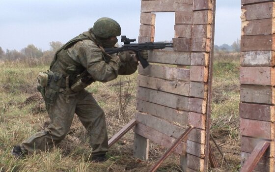 Мобилизованные разведчики продолжают тренировки на территории Янтарного края