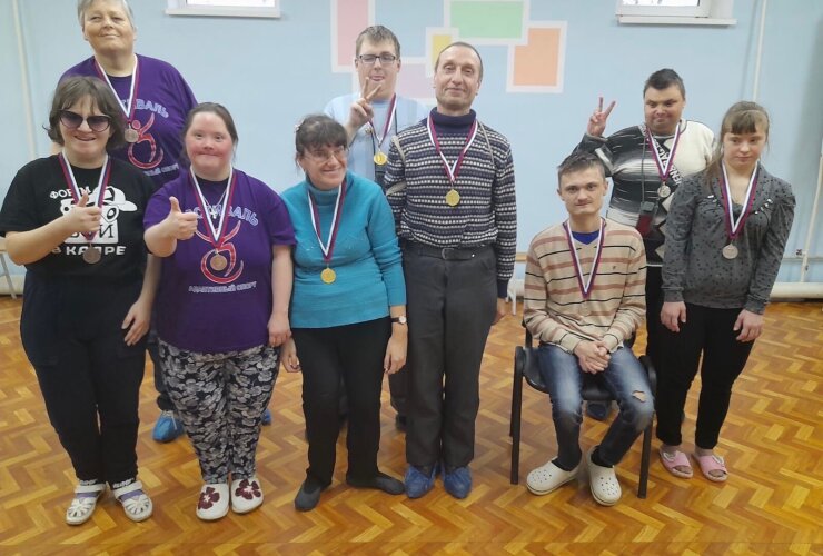 В социально-реабилитационном отделении прошли соревнования по бочче