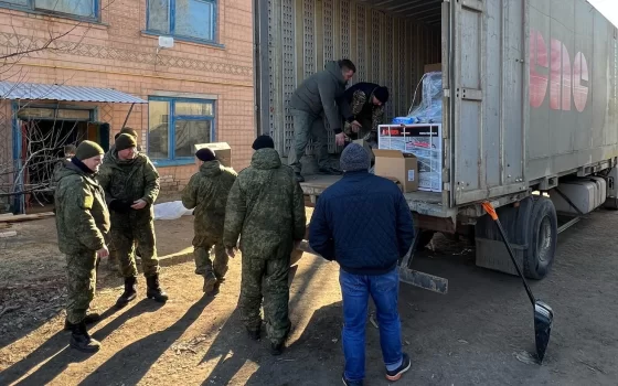 Александр Китаев сопроводил очередную партию помощи нашим бойцам