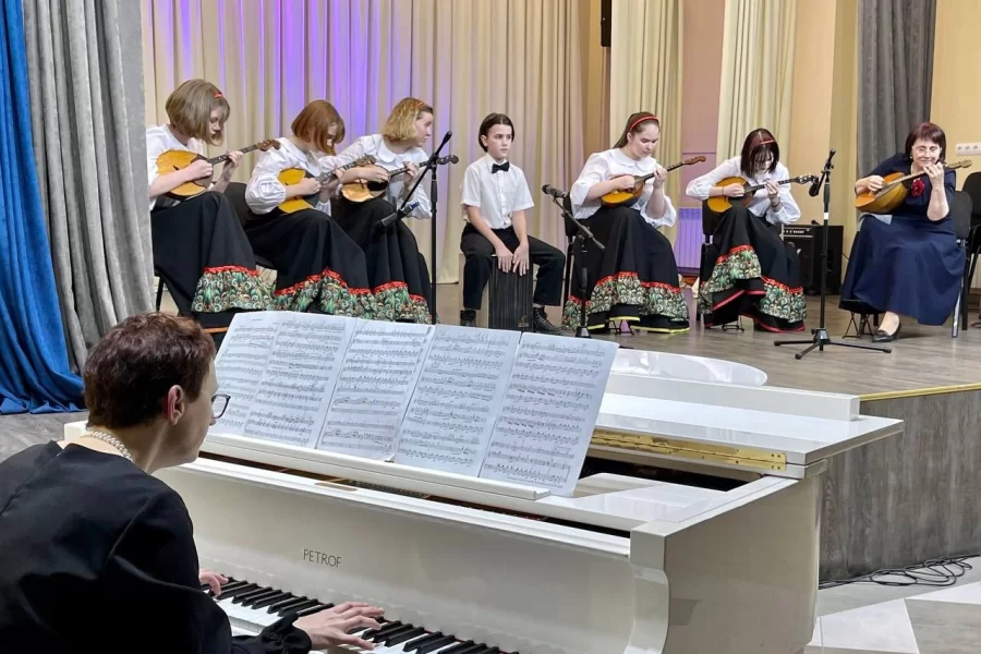В ДШИ прошёл отчётный концерт отделения оркестровых инструментов «Нота вдохновения»