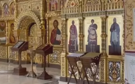 В гусевском храме закончена роспись Георгиевского предела