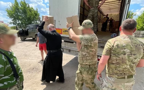 Автомобиль УАЗ и другая помощь из Гусева доставлены в зону СВО