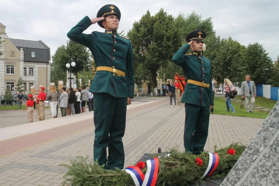 В Гусеве отдали дань памяти воинам Первой мировой