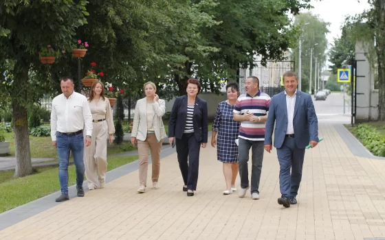 Марина Оргеева проверила, как идут ремонтные работы в школах