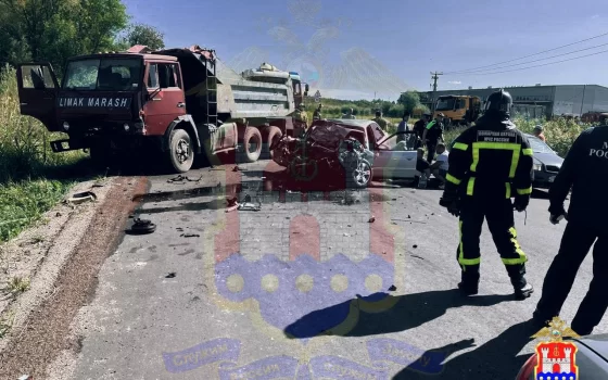 Под Гусевом столкнулись «КамАЗ» и «Ауди», пострадали пять человек