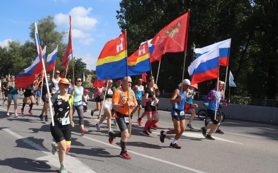 Международный полумарафон стартовал в Гусеве