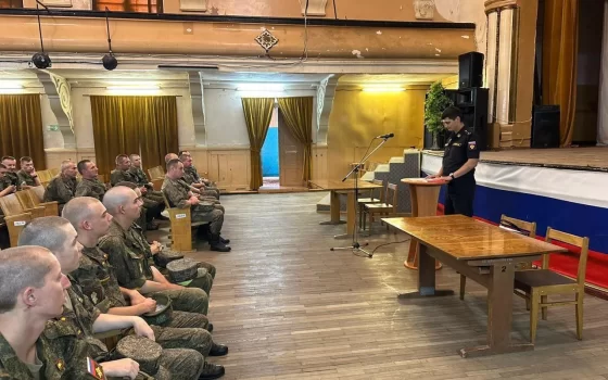 В воинских частях Гусевского гарнизона прошел единый день правовых знаний