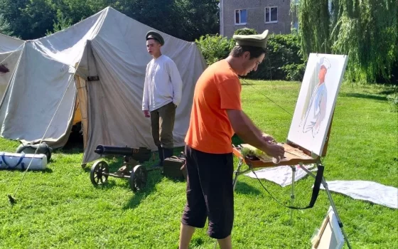 Художники-участники пленэра «По следам „Великой и Забытой“» проведут завтра мастер-класс